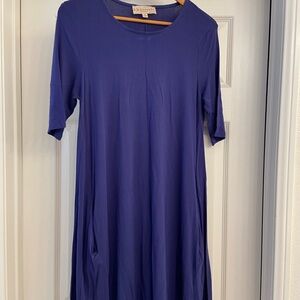 Philosophy Short Sleeve Shirt Dress with Pockets! 🦘